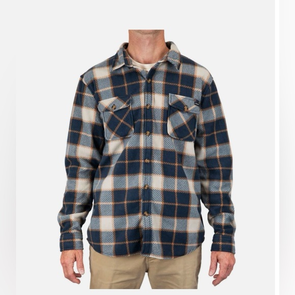 Boston Traders Other - Boston traders men’s XXL polar fleece plaid jacket with quilted lines